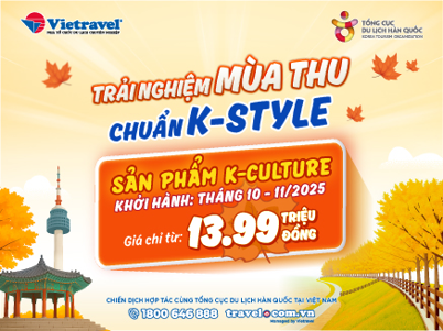 Vietravel - Trải nghiệm mùa thu chuẩn K-style